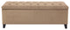 Madison Park Shandra Upholstered Soft Close Storage Bench, Sand Taupe