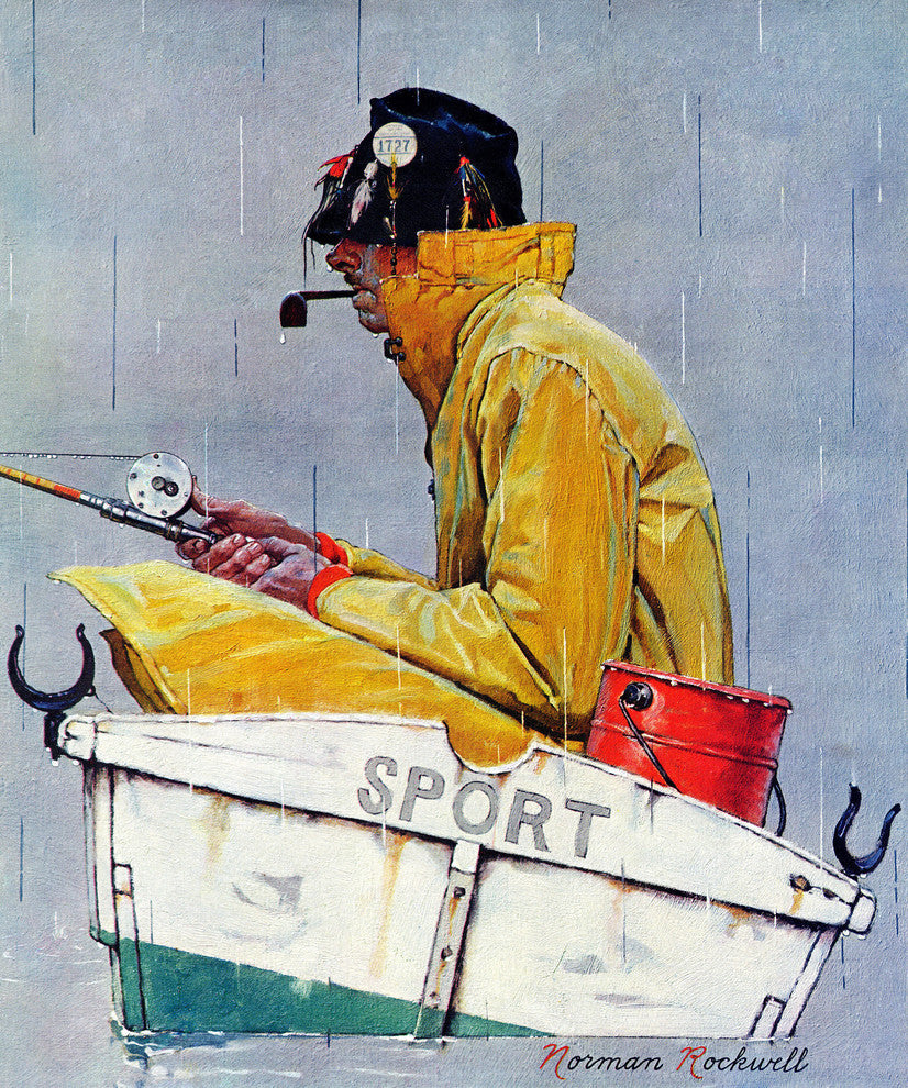 "Sport Saturday Evening Post" Print on Canvas by Norman Rockwell