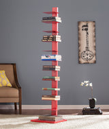 Shelly Spine Tower Shelf, Valiant Poppy