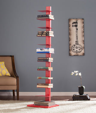 Shelly Spine Tower Shelf, Valiant Poppy