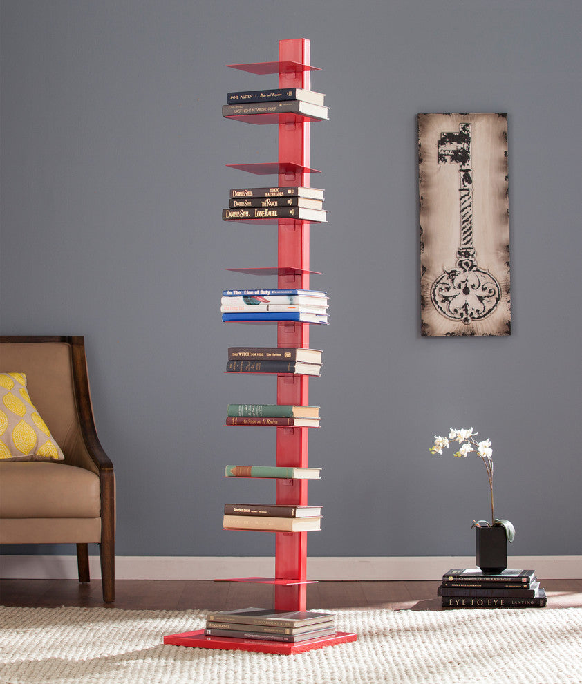 Shelly Spine Tower Shelf, Valiant Poppy