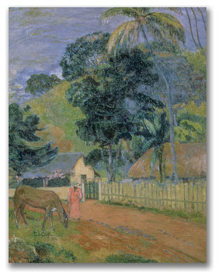 'Landscape, 1889' Canvas Art by Paul Gaugin