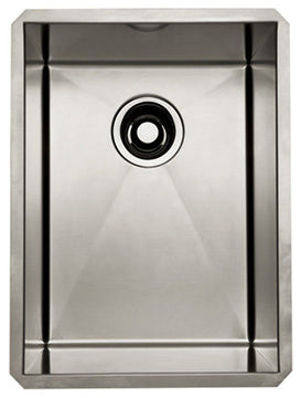 Rohl RSS1318SB Brushed Stainless Steel One-Bowl Kitchen or Prep Sink