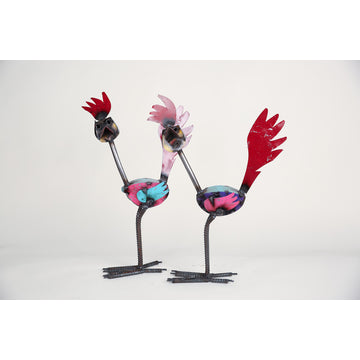 Garden Art, Colorful Metal Roadrunner