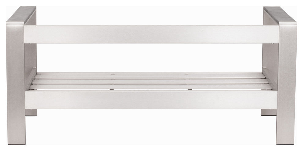 Cosmopolitan Sofa (Frame only) Brushed Aluminum