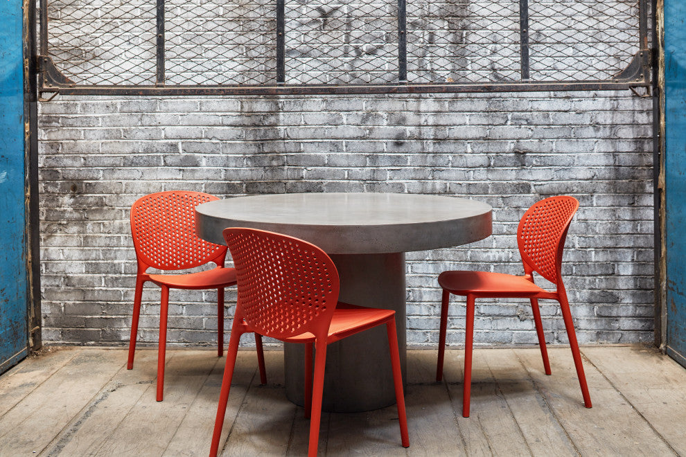 47.25" Dia. Circa Dark Grey Dining Table