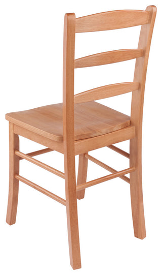 Benjamin Ladder-back Chairs, 2-Pc Set, Light Oak