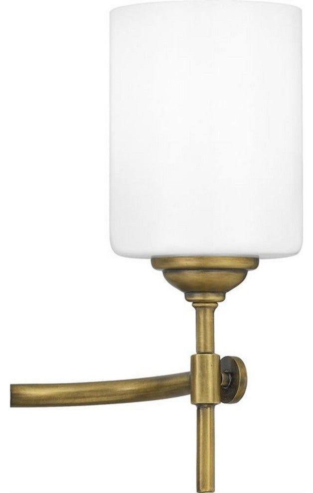 Aria 4-Light Bath Vanity, Weathered Brass