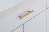 5" Center To Center Brass Modern Zinc Alloy Cabinet Pull, Pack