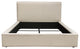 Cloud 43" Low Profile Queen Bed in Sand Fabric