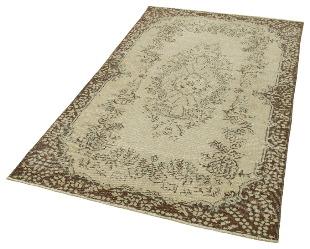 Rug N Carpet - Handwoven Oriental 3' 9" x 6' 7" Over-dyed Small Area Rug