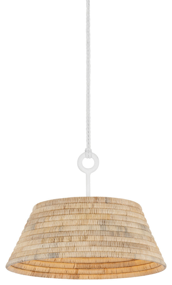 Troy Lighting Sequoia Pendant Gesso White, 54"Lx23.75"Wx18.25"H