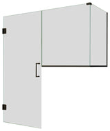 Dreamline Unidoor 54"x30.375"x72" Hinged Shower Enclosure