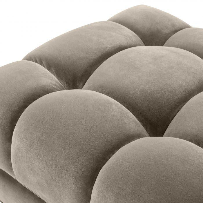 Greige Tufted Upholstered Bench | Eichholtz Sienna