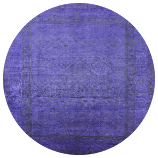 Ahgly Company Indoor Round Mid-Century Modern Area Rugs, 4' Round