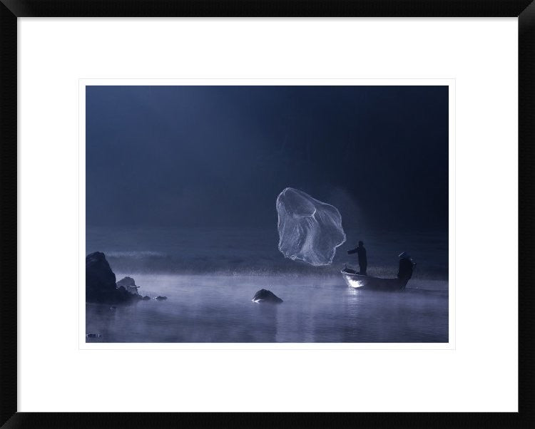"Capture The  Light" Framed Digital Print by Nunu Rizani, 24"x19"