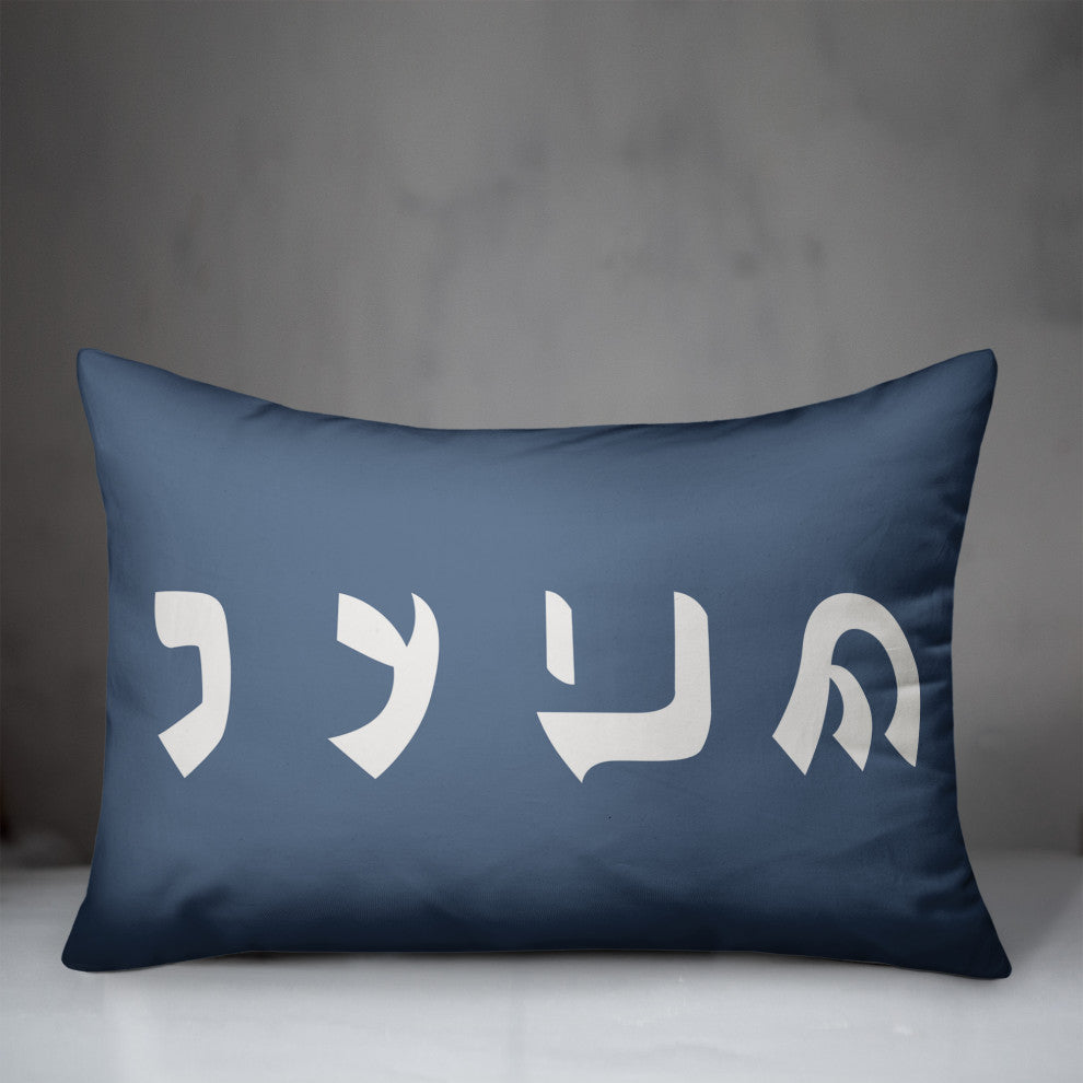 Driedel Symbols 14"x20" Throw Pillow