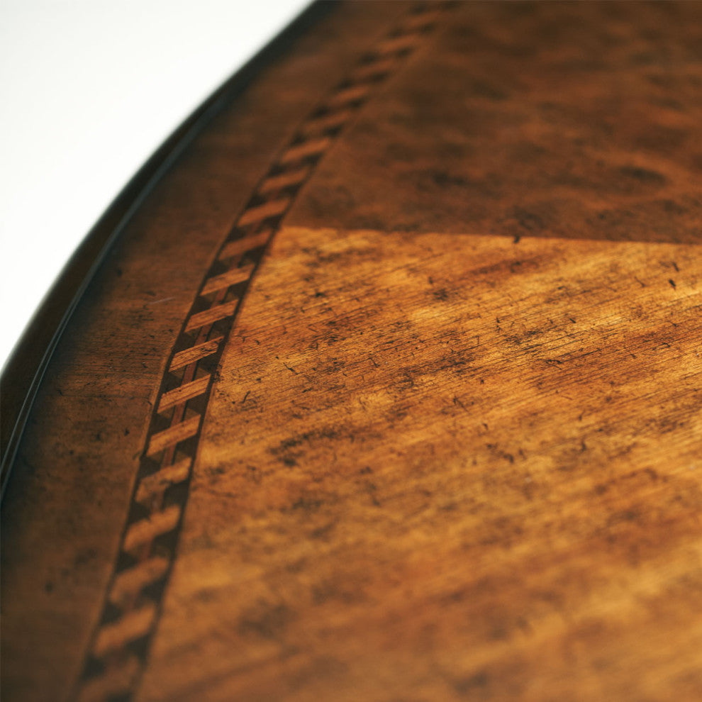 Windsor Court Gathering Table, Vintage Fruitwood