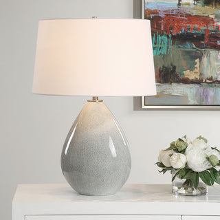 Uttermost Moray Gray Glaze Table Lamp