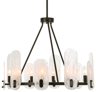 Uttermost Ellipse 10 Light Dark Bronze Chandelier