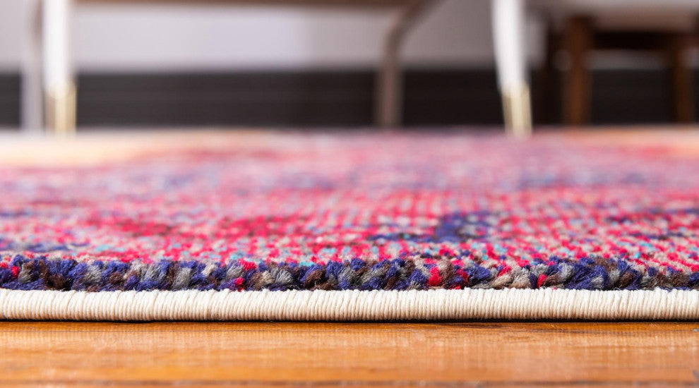 Rug Unique Loom Estrella Pink Rectangular 5' 0 x 8' 0