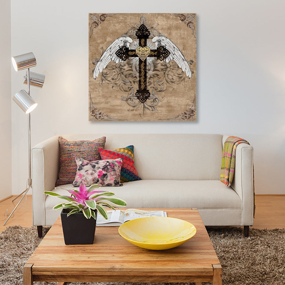 "Cross I" by Brandon Glover, Canvas Print, 12"x12"