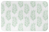 Green Fern Leaves 21x34 Bath Mat