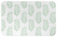 Green Fern Leaves 21x34 Bath Mat