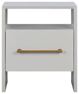 Libre White Nightstand