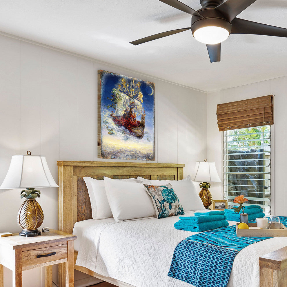 Ship of Dreams Wall and Table Top Wooden Decor, 48x36