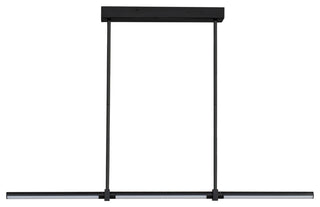 ET2 E21357 Dorian 48"W LED Linear Chandelier - Black