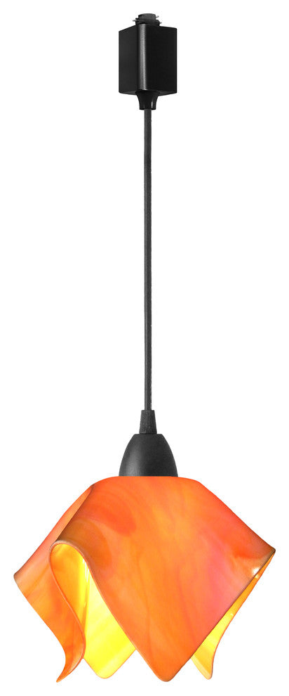 Jezebel Radiance Flame Track Light, Small, Tangerine