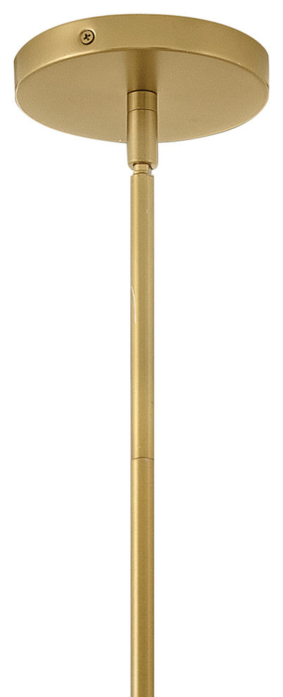 Lark Honey Small Pendant, Lacquered Brass