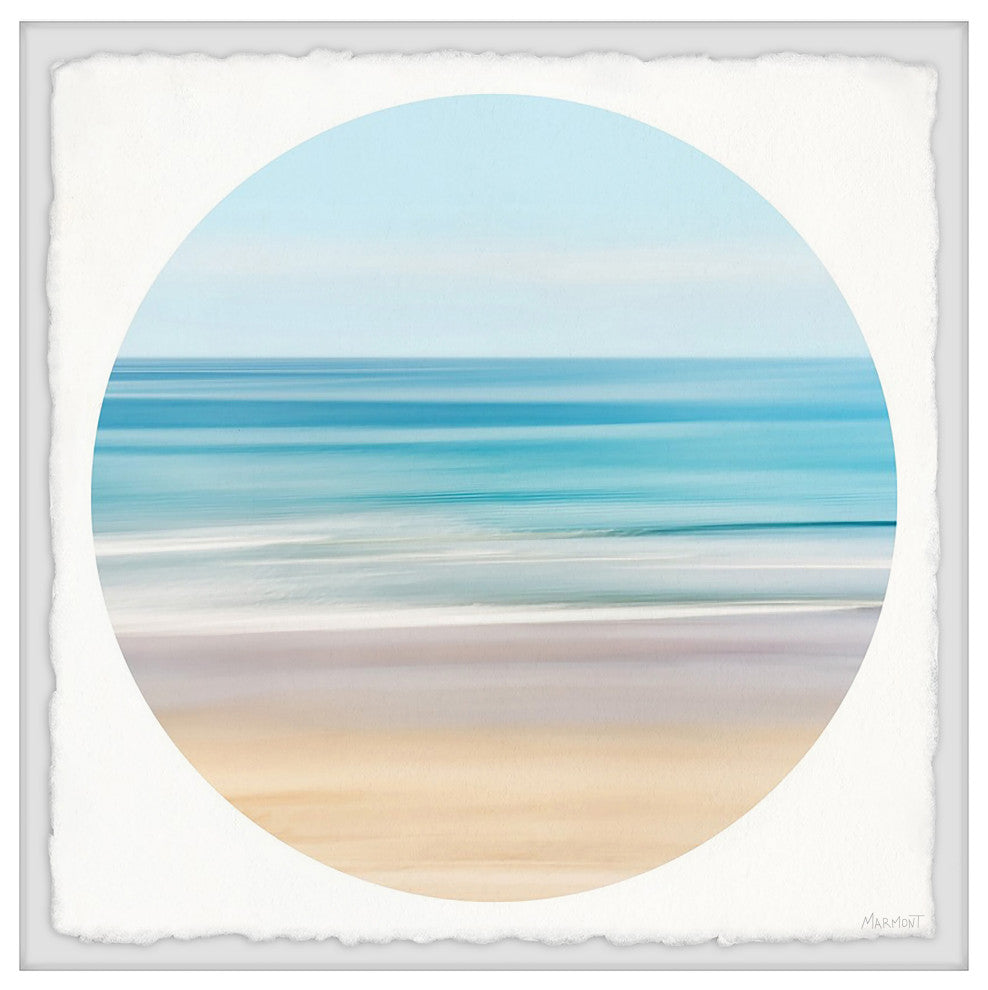 "Find the Endless Sea" Framed Painting Print, 18x18