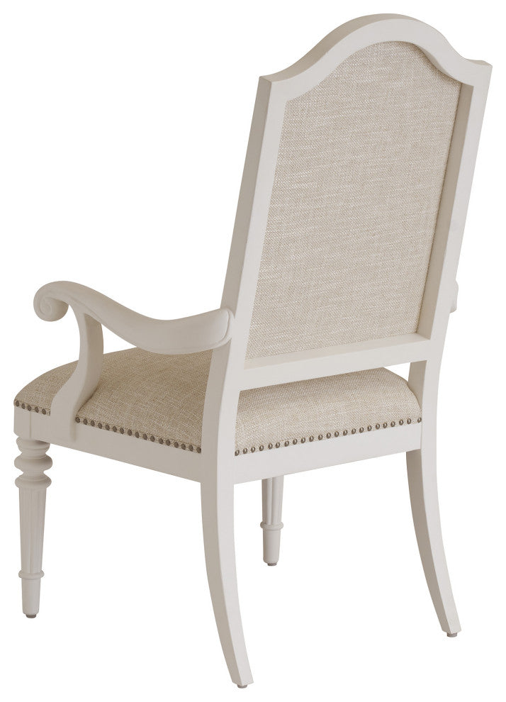 Corsica Upholstered Arm Chair in Marella Fabric