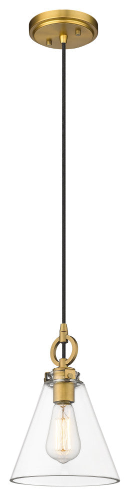 Zlite 3034P8-RB 1-Light Pendant, Clear