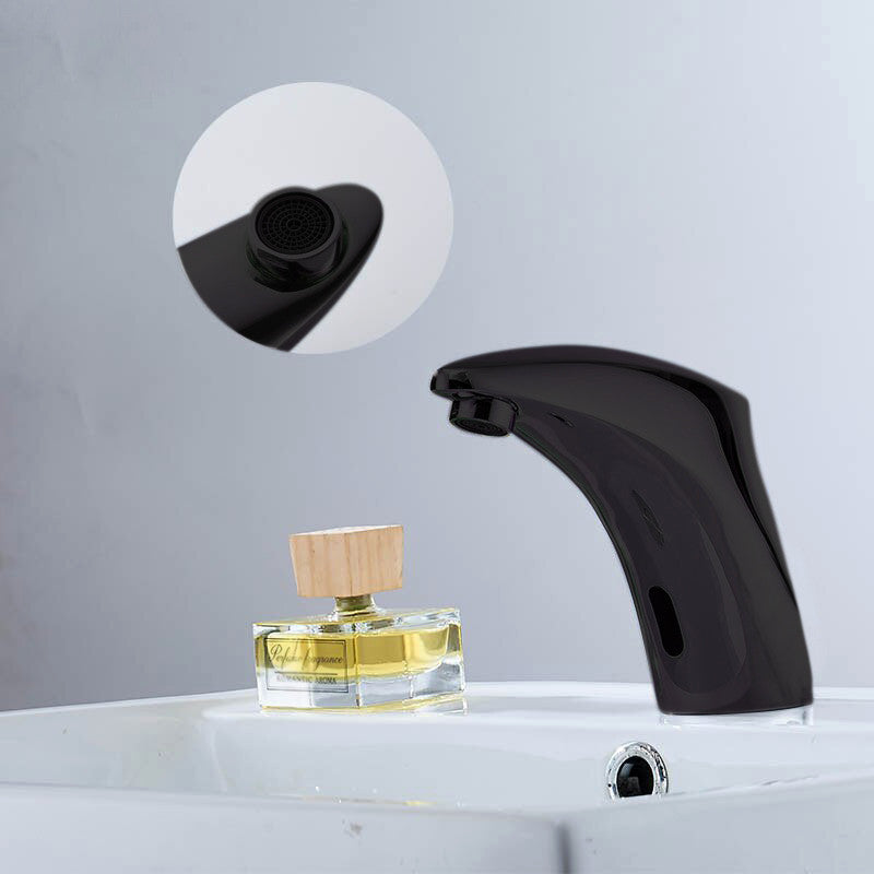 Fontana Hugo Oil Rubbed Bronze Automatic Hands Free Faucet, Solid Brass