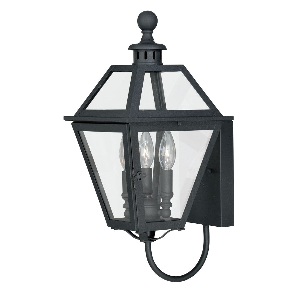 Nottingham 9" Outdoor Wall Light Textured Black