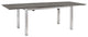 Silver Gray Shore 9 Piece Outdoor Patio Aluminum Outdoor Dining Set