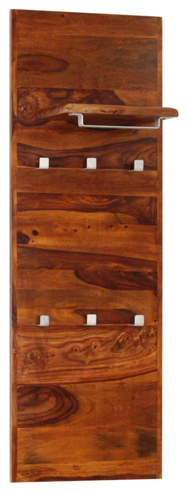 vidaXL Coat Rack Solid Sheesham Wood 46.5"x15.7"
