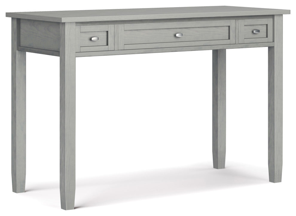 Warm Shaker SOLID WOOD Desk, Fog Grey