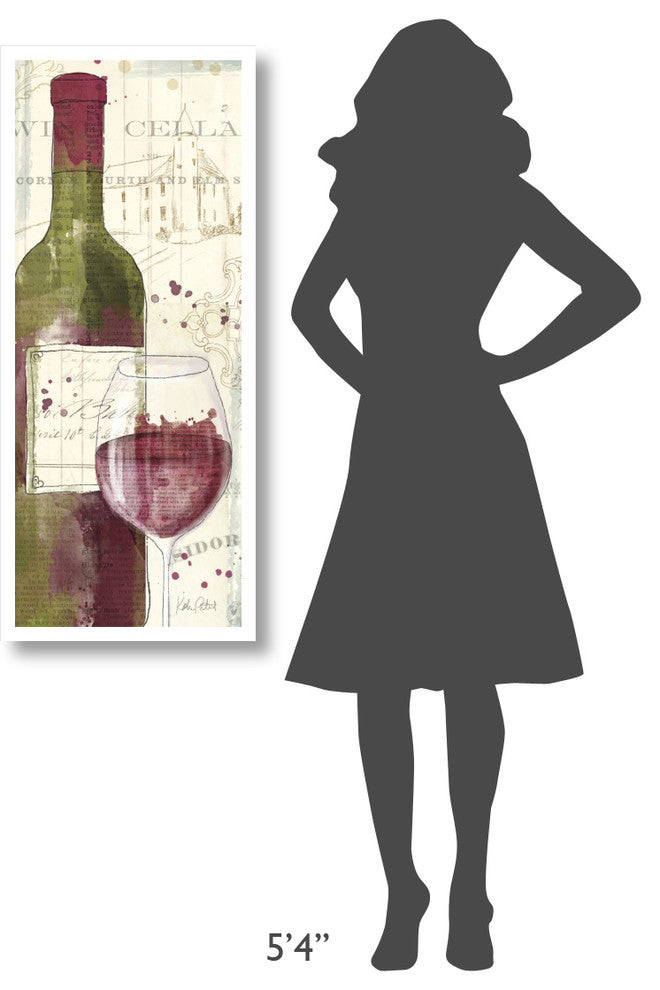 "Chateau Winery IV" Digital Paper Print by Katie Pertiet, 18"x42"