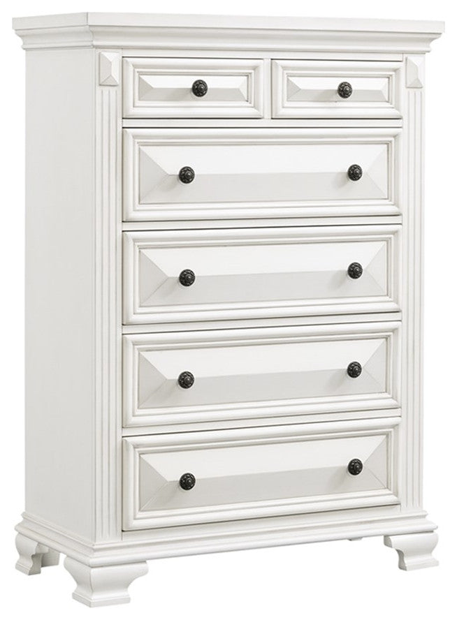 Picket House Furnishings Trent Queen Panel 3PC Bedroom Set in White
