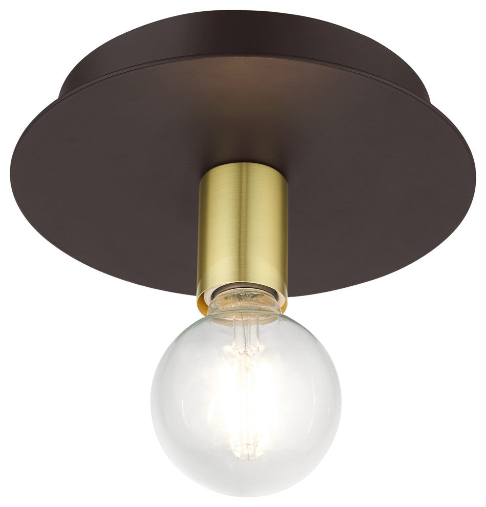 Bronze Transitional, Versatile, Modern, Urban, Minimal Flush Mount