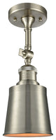 1-Light Addison 5" Semi-Flush Mount, Brushed Satin Nickel