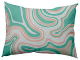 Agate Decorative Indoor/Outdoor Pillow, Spring Green, 14"x20"