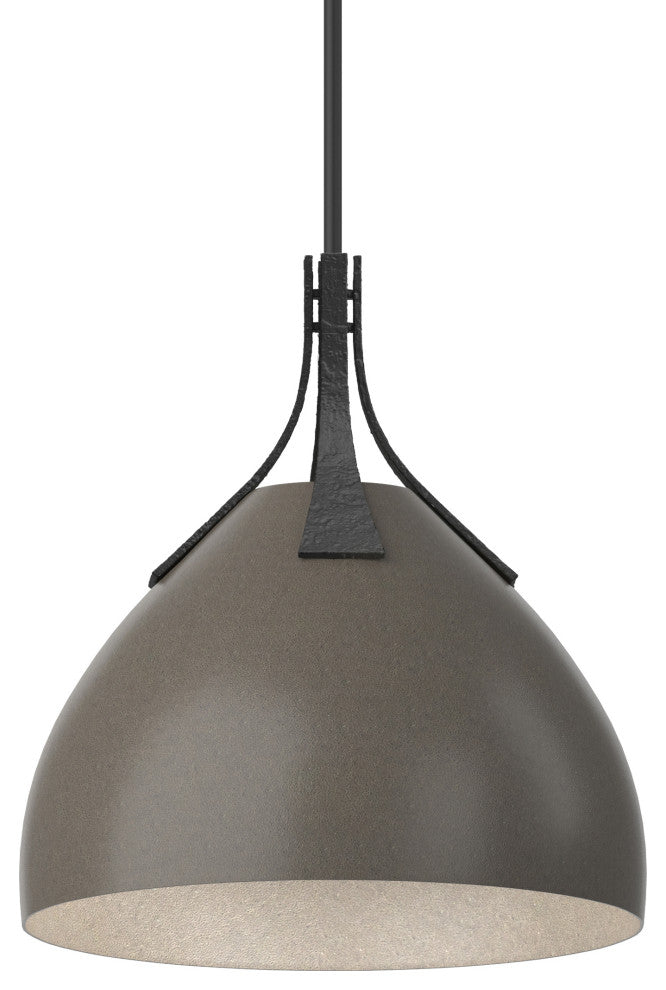 Summit Pendant, Black Finish, Dark Smoke Accents, Standard Overall Height