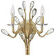 Fredrick Ramond Eve Medium Two Light Sconce, Champagne Gold