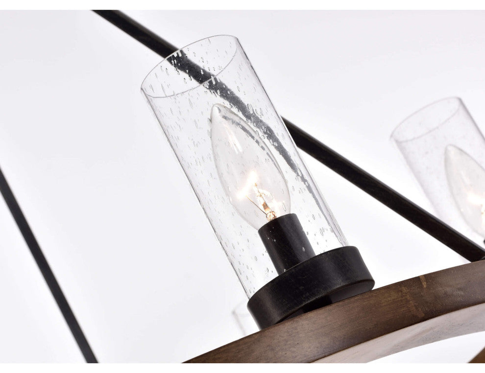 Bonnie 6-light Bubble Glass Chandelier