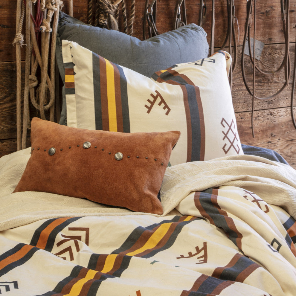 Toluca Canvas Duvet Cover Set, 3 Piece, Queen